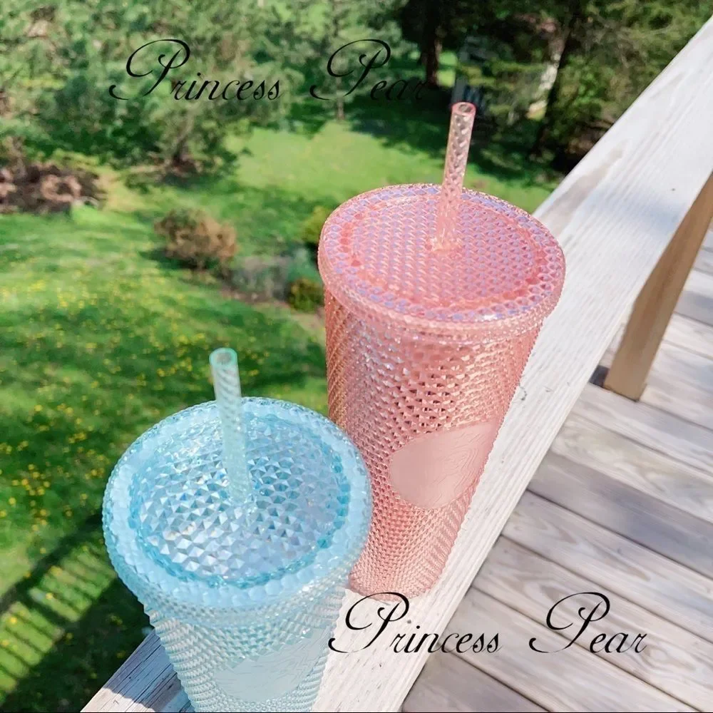 Starbucks Pale rose & Icy Blue Studded - Picture 2 of 7